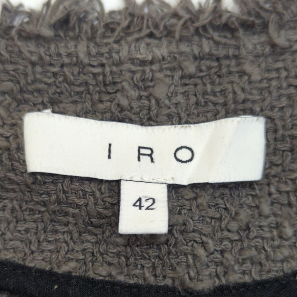 IRO Agnette Jacket In Anthracite - Picture 11 of 13